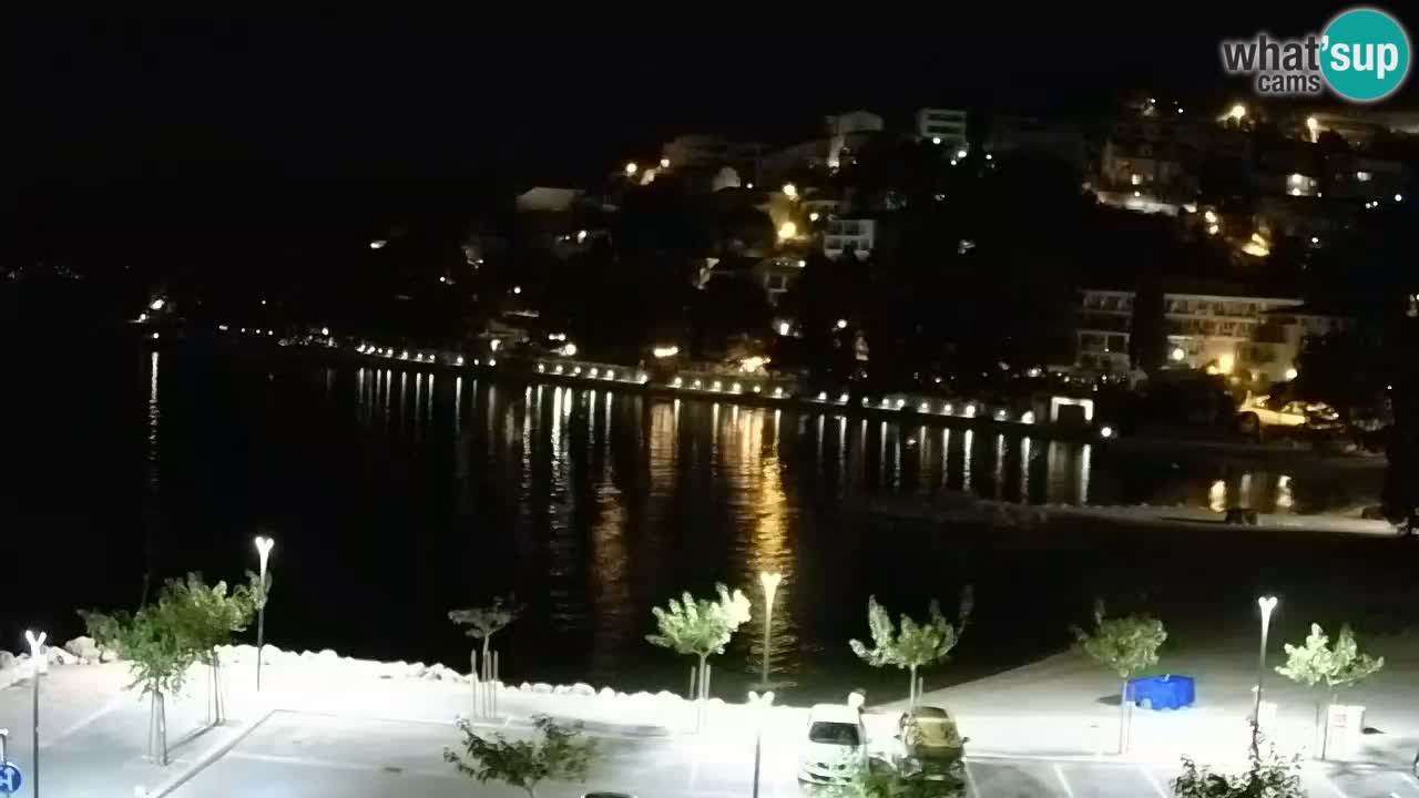 Baška Voda | webcam Podluka Strand