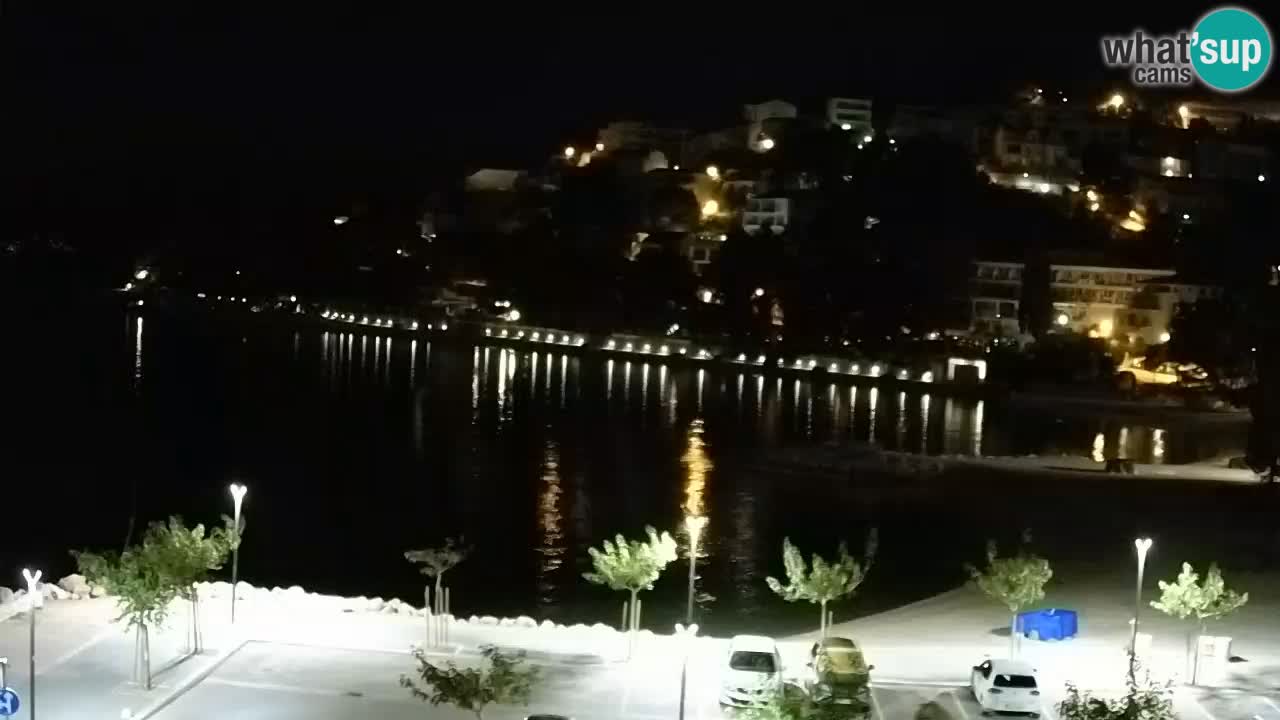 Baška Voda | webcam Podluka Strand