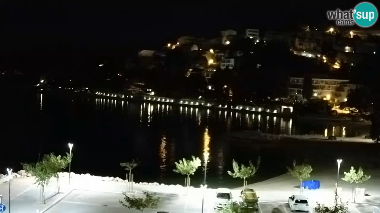 Baška Voda v živo | kamera Podluka plaža