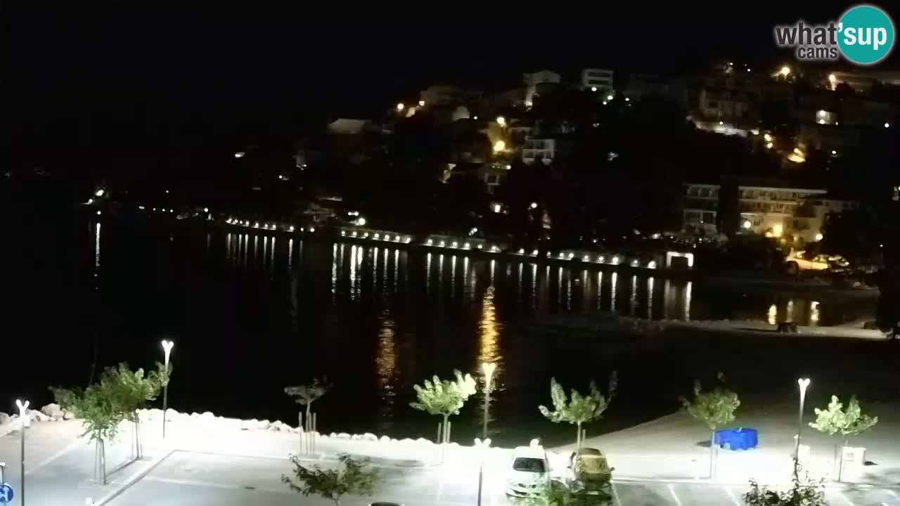 Baška Voda | webcam Podluka Strand