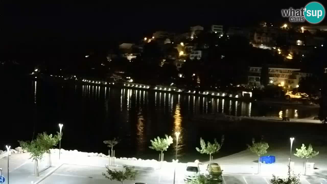 Baška Voda livecam plage Podluka