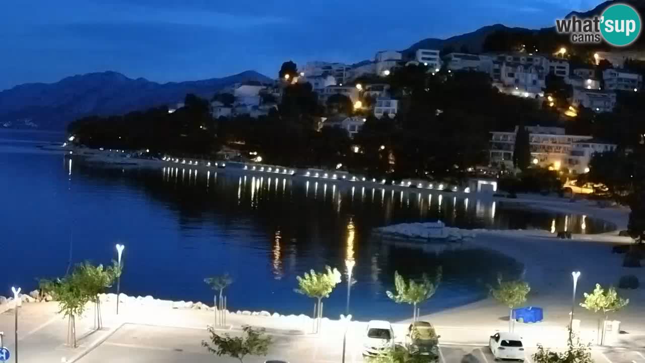 Baška Voda u živo | web kamera plaža Podluka