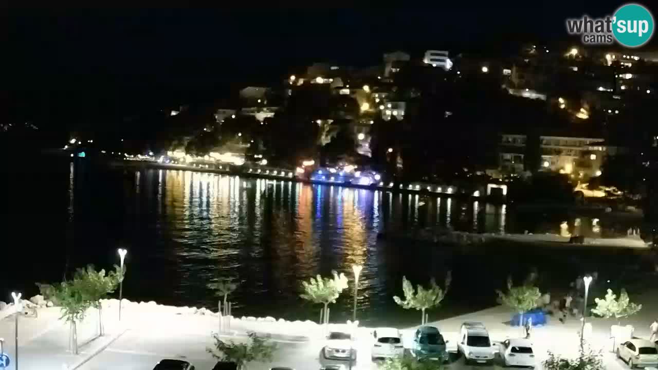 Baška Voda live | webcam spiaggia Podluka