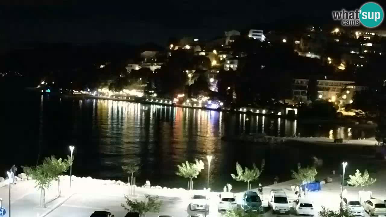 Baška Voda livecam plage Podluka