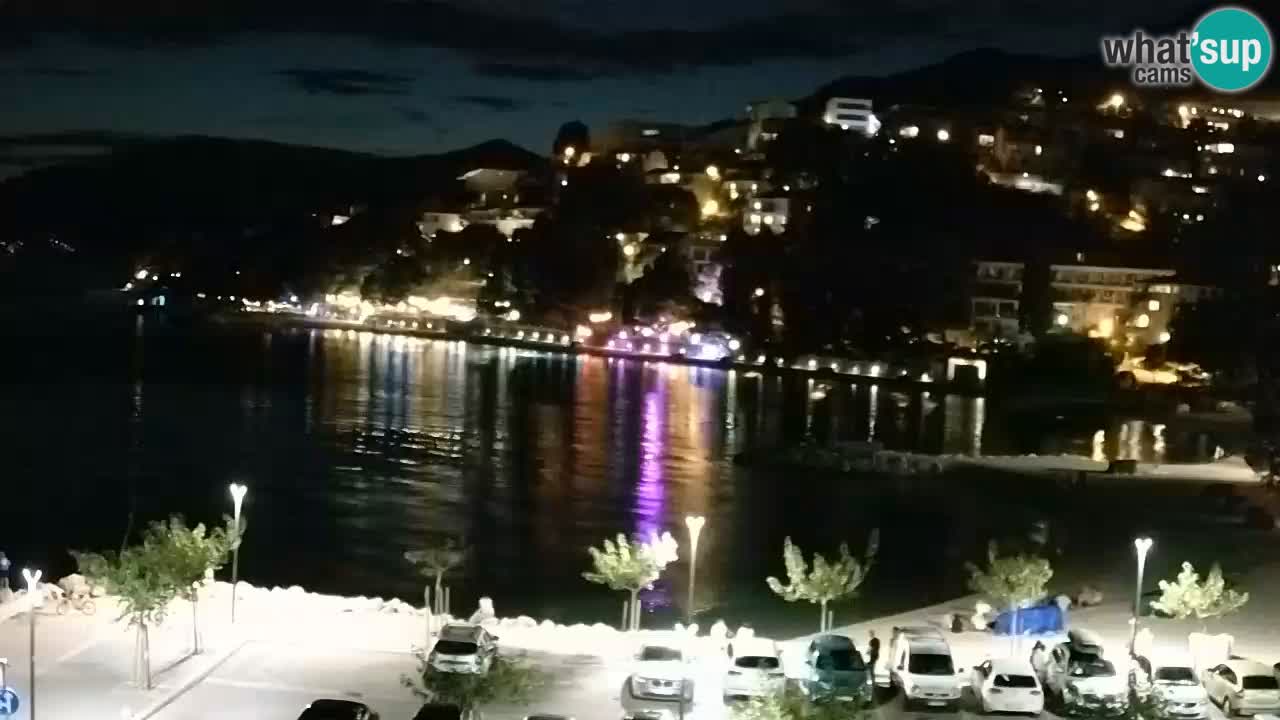 Baška Voda livecam plage Podluka