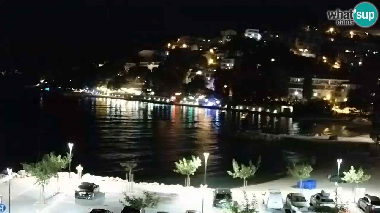 Baška Voda livecam plage Podluka