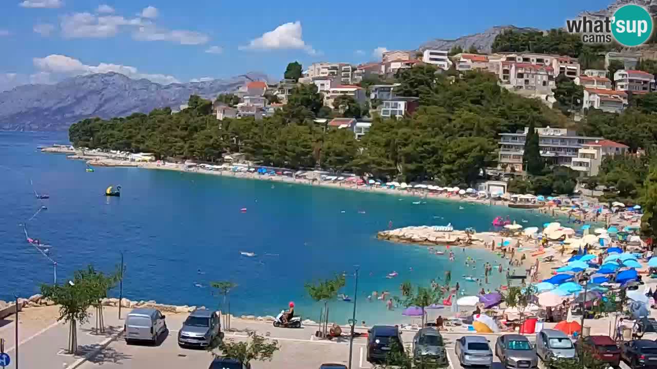 Baška Voda | Podluka beach webcam