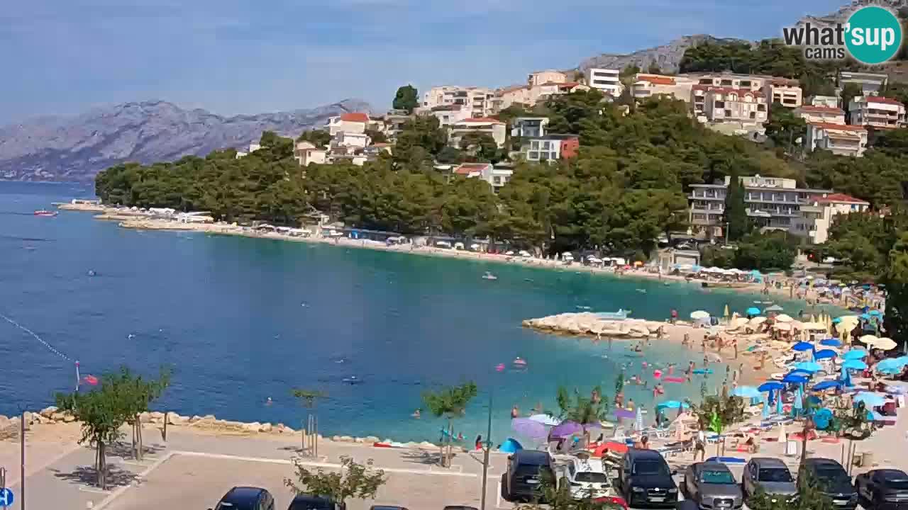 Baška Voda | Podluka beach webcam