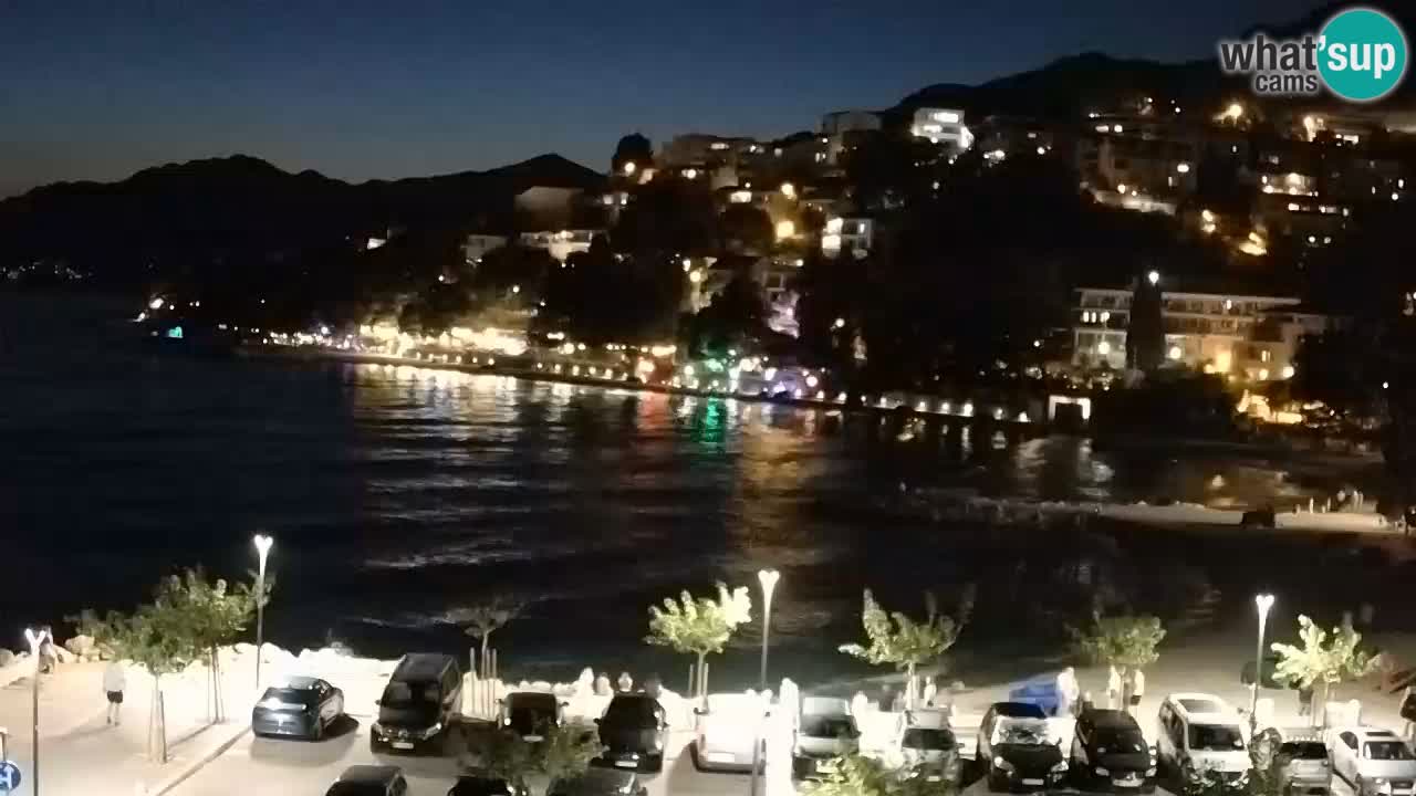 Baška Voda u živo | web kamera plaža Podluka