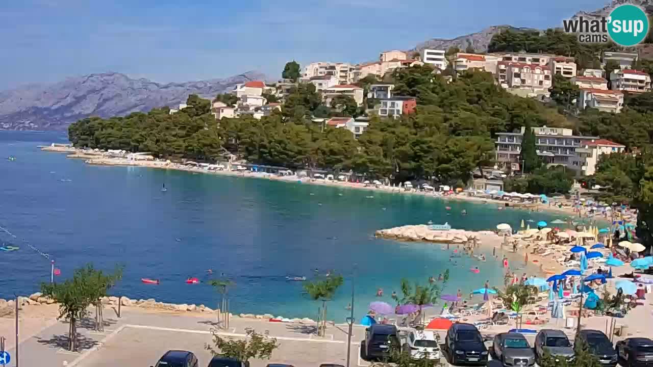 Baška Voda | Podluka beach webcam