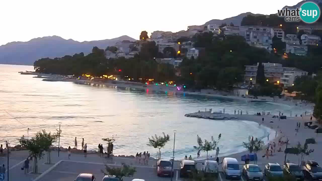 Baška Voda u živo | web kamera plaža Podluka