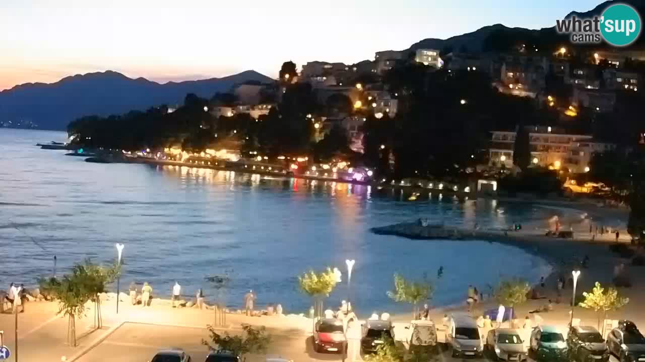Baška Voda | webcam Podluka Strand