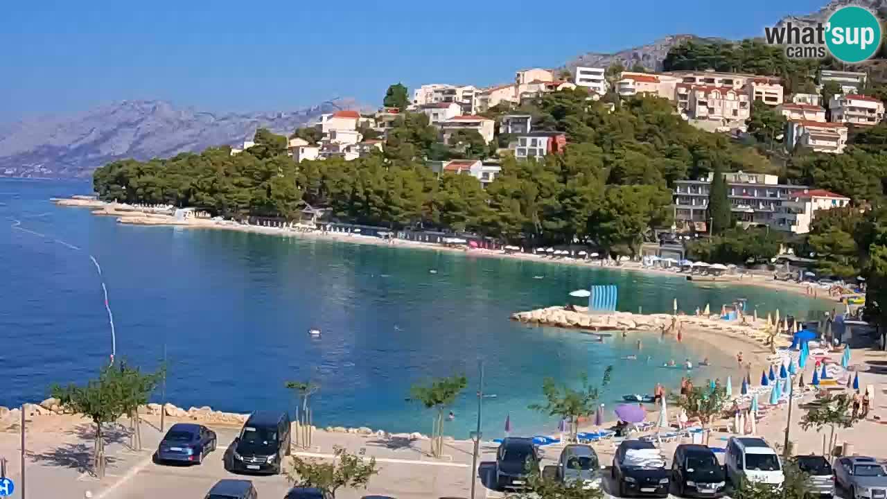 Baška Voda | Podluka beach webcam