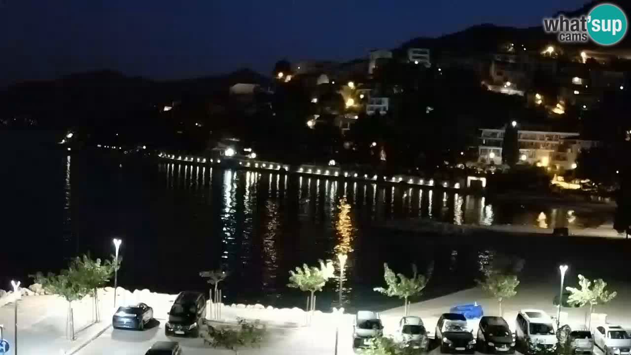 Baška Voda | webcam Podluka Strand