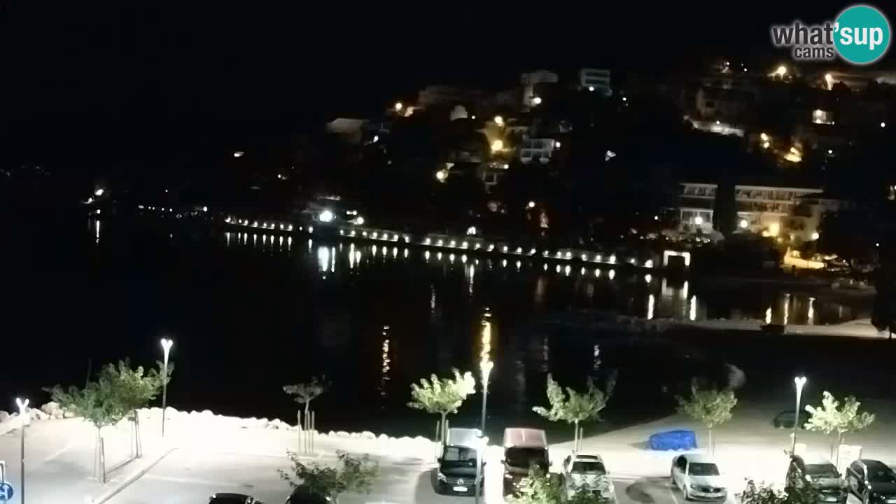 Baška Voda livecam plage Podluka