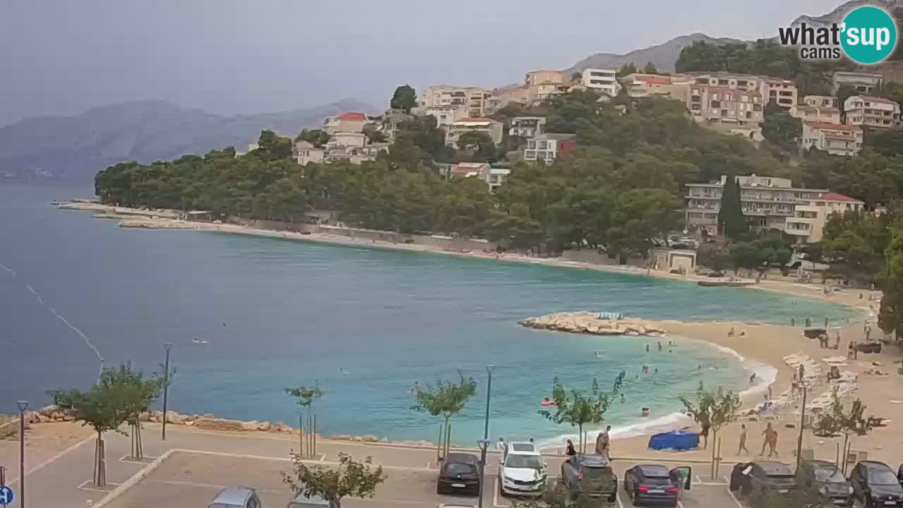 Baška Voda | webcam Podluka Strand
