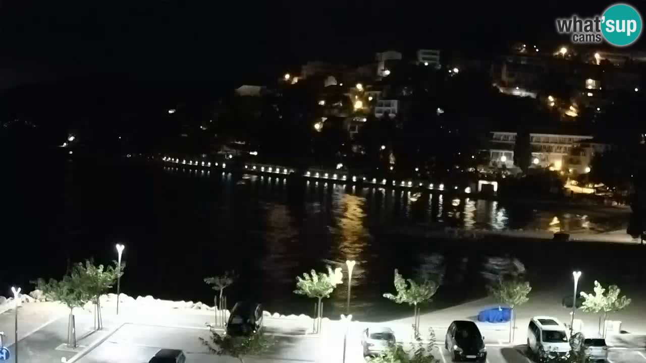 Baška Voda live | webcam spiaggia Podluka