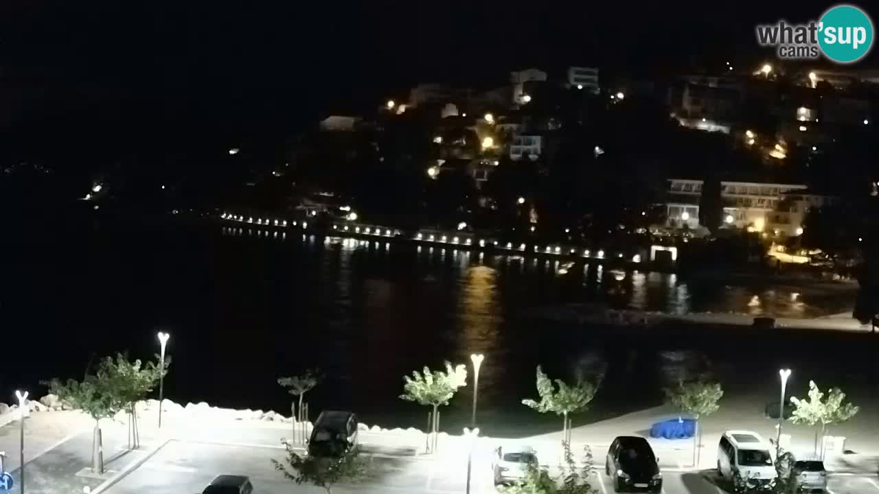 Baška Voda v živo | kamera Podluka plaža