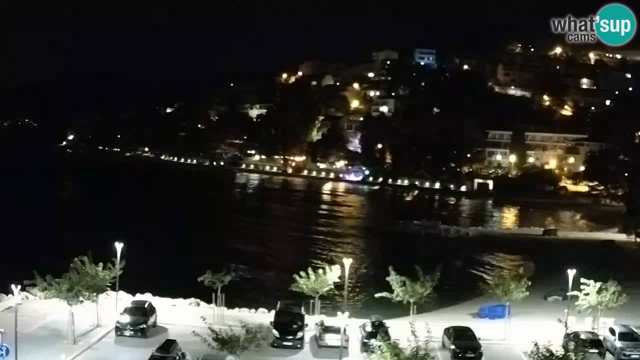 Baška Voda live | webcam spiaggia Podluka