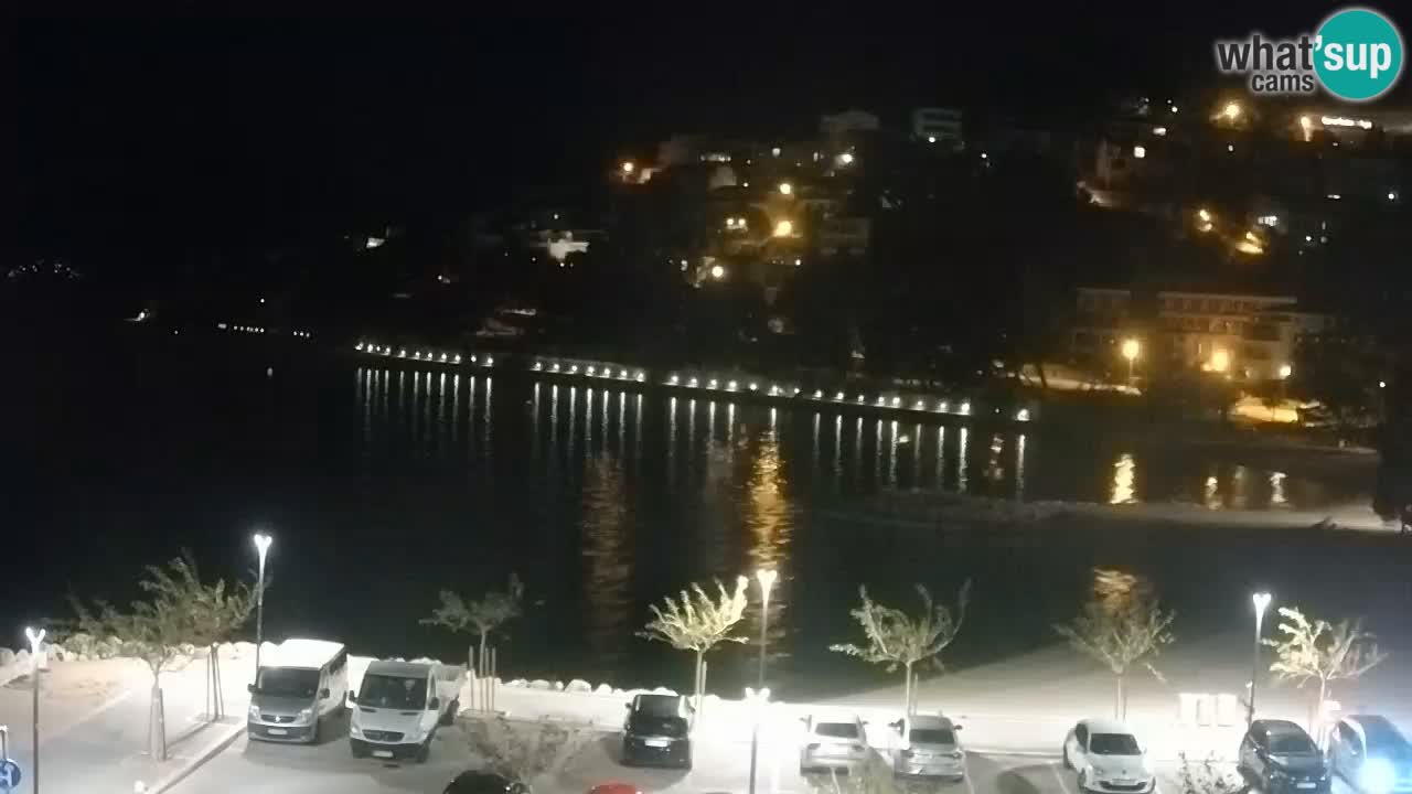 Baška Voda live | webcam spiaggia Podluka