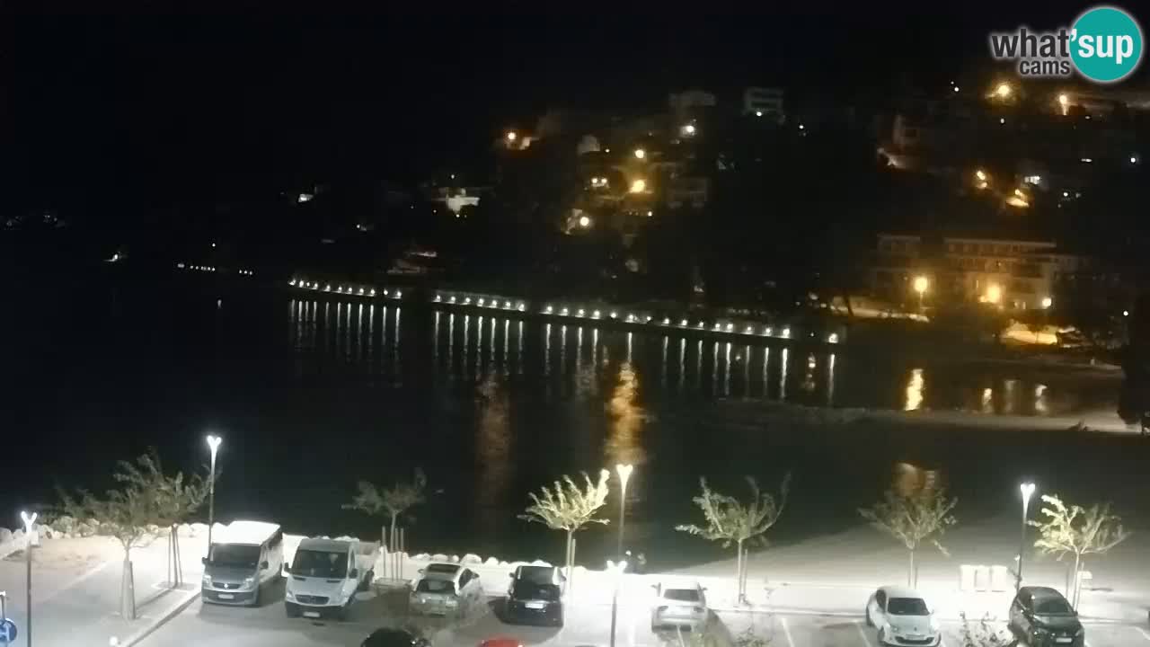 Baška Voda | webcam Podluka Strand