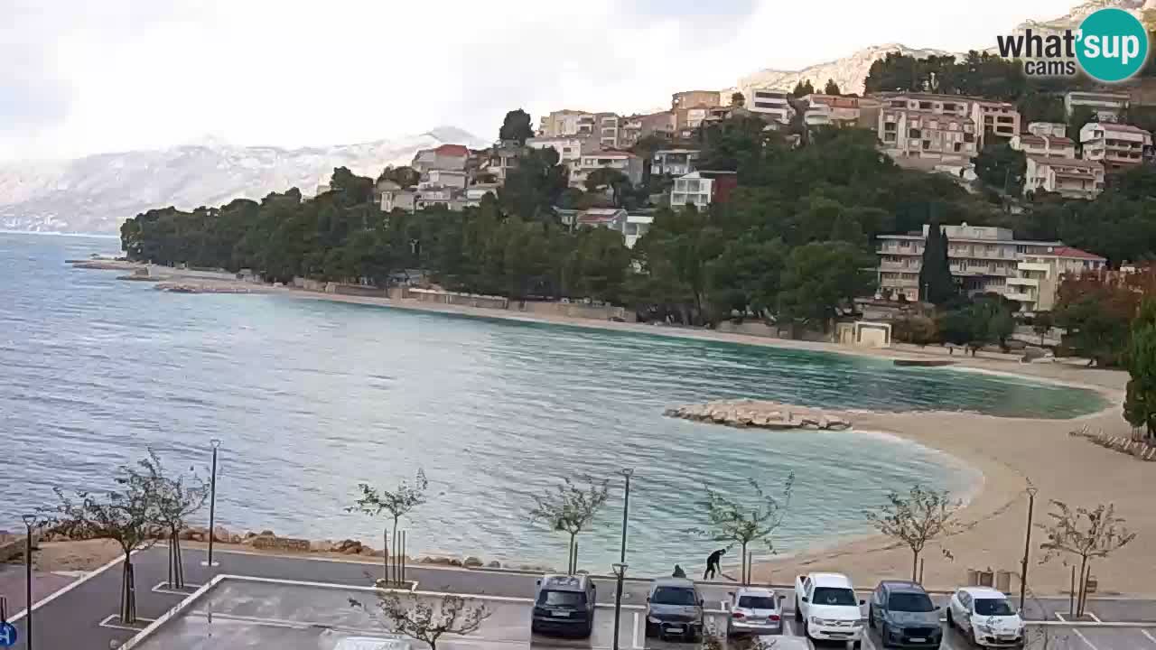 Baška Voda | Podluka beach webcam