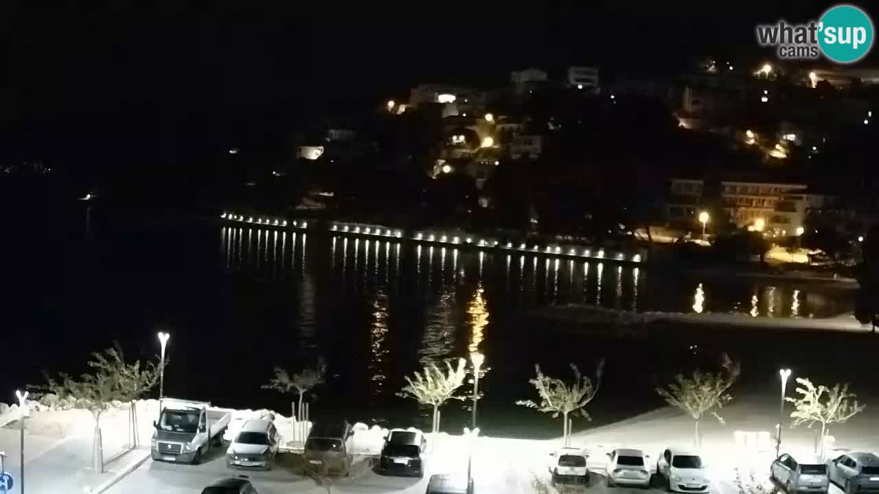 Baška Voda livecam plage Podluka