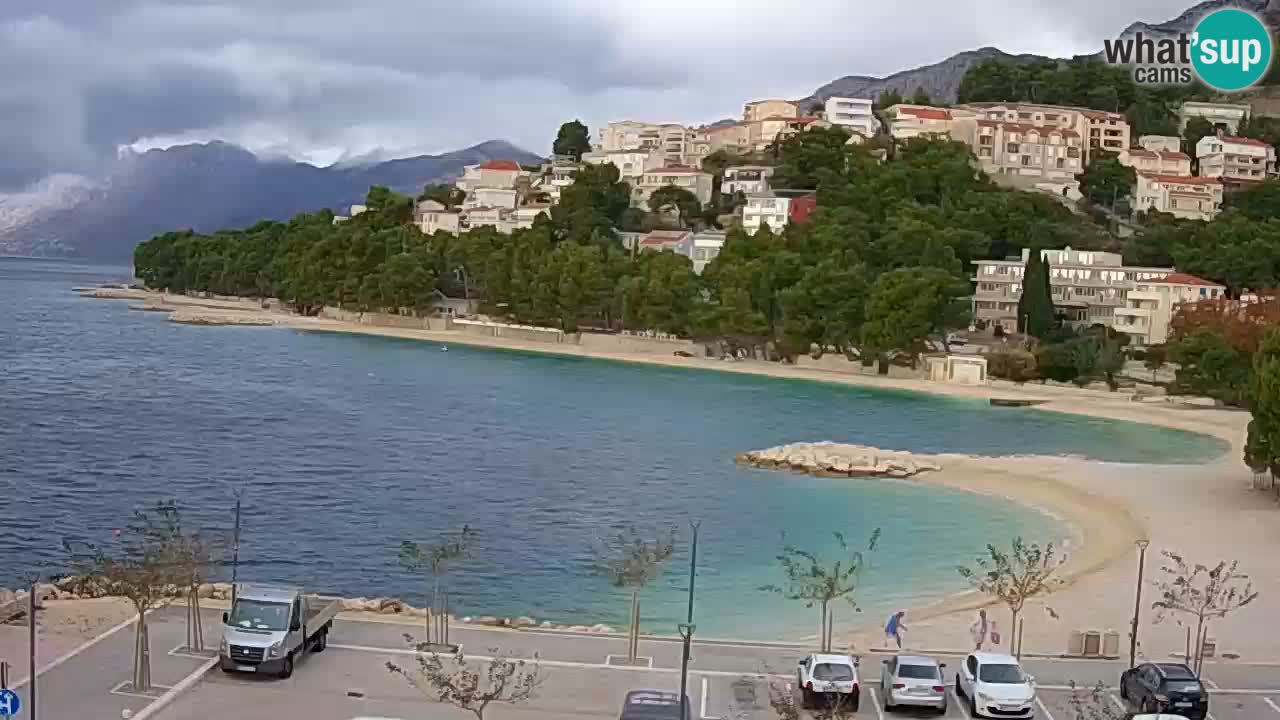 Baška Voda u živo | web kamera plaža Podluka