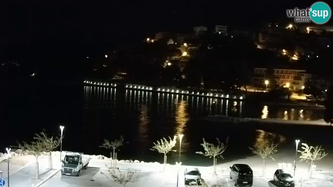 Baška Voda | webcam Podluka Strand