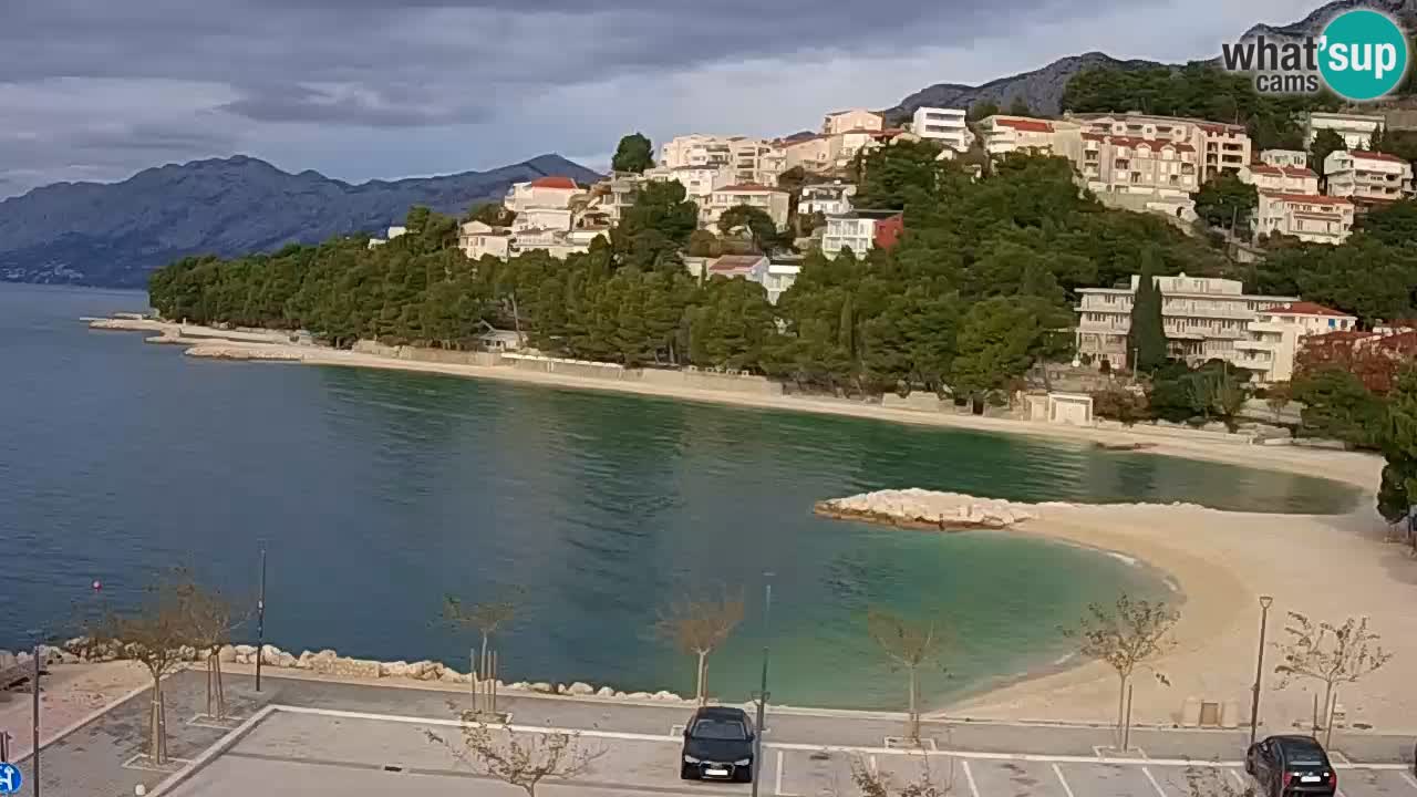 Baška Voda | webcam Podluka Strand