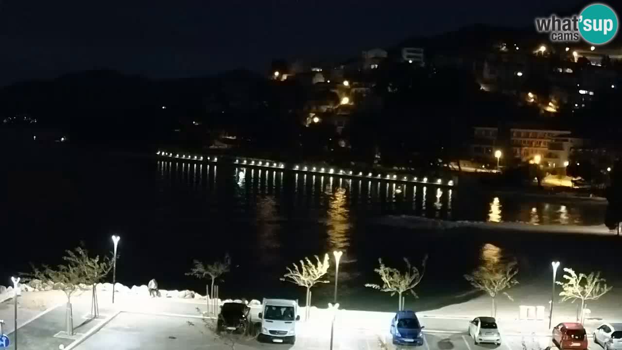 Baška Voda livecam plage Podluka