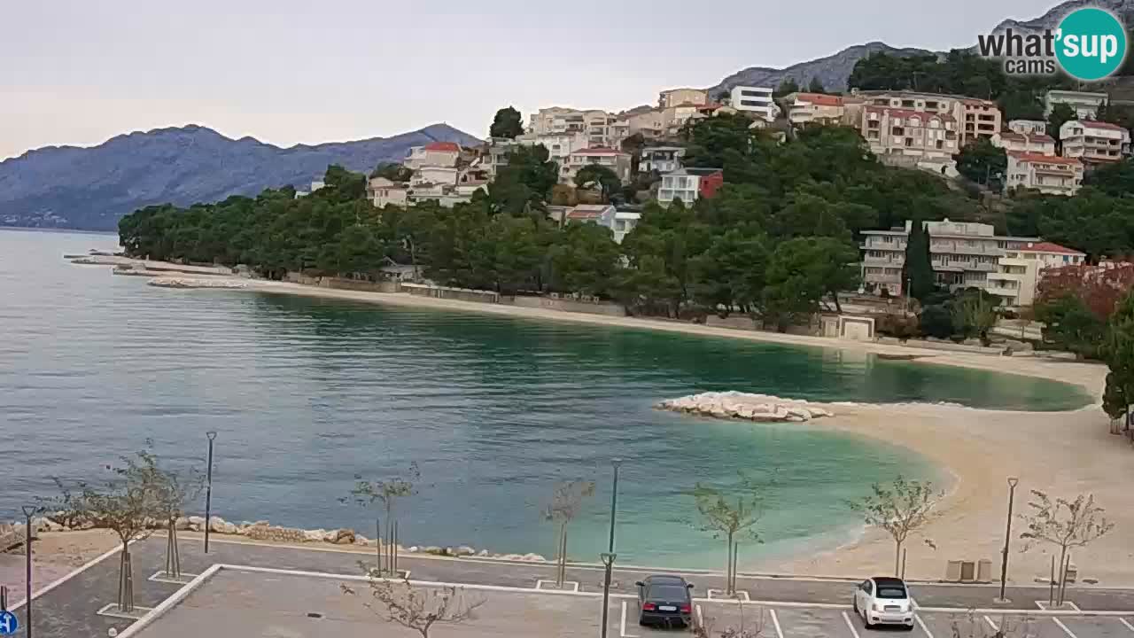Baška Voda | Podluka beach webcam