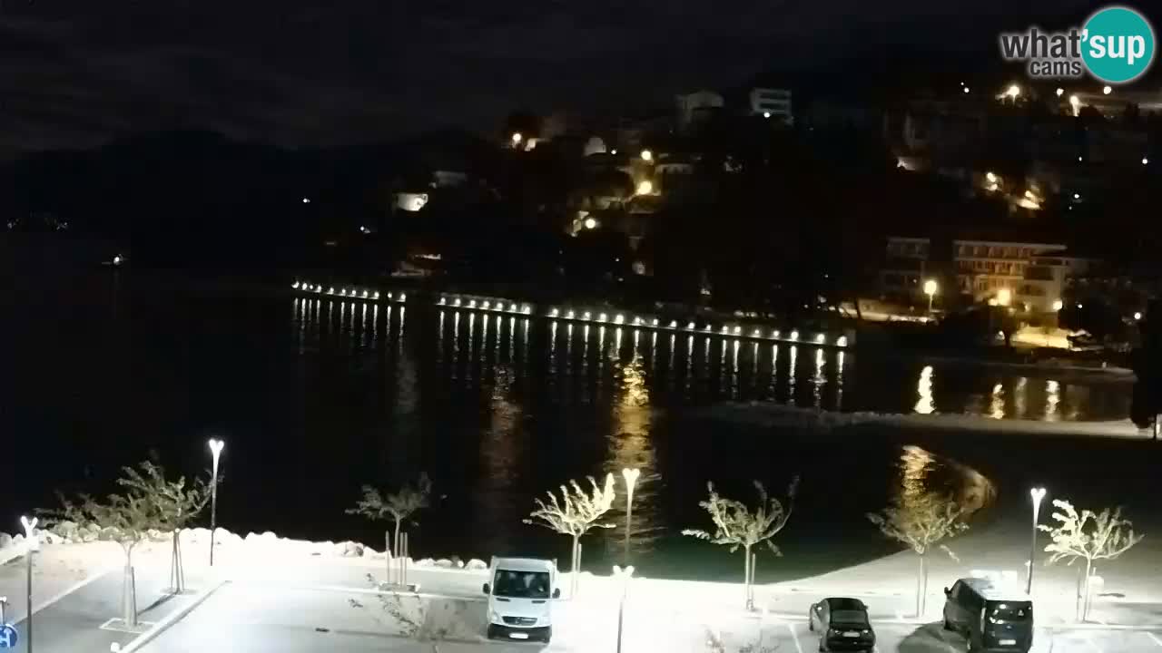Baška Voda live | webcam spiaggia Podluka