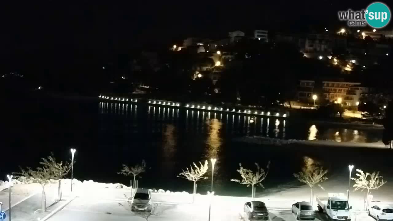 Baška Voda | webcam Podluka Strand