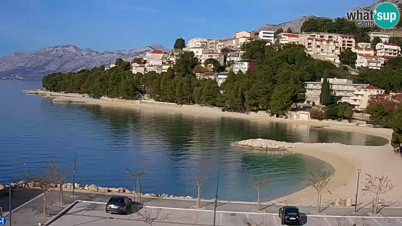 Baška Voda | Podluka beach webcam
