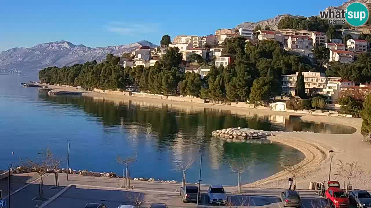 Baška Voda | Podluka beach webcam