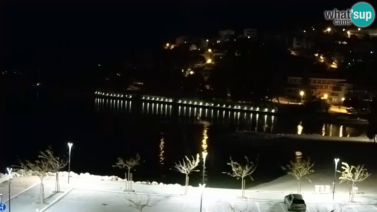Baška Voda live | webcam spiaggia Podluka