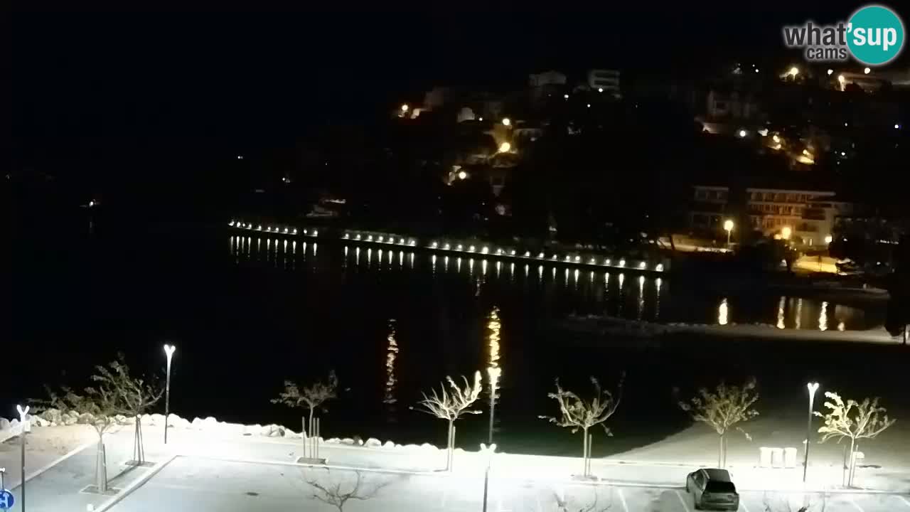 Baška Voda livecam plage Podluka