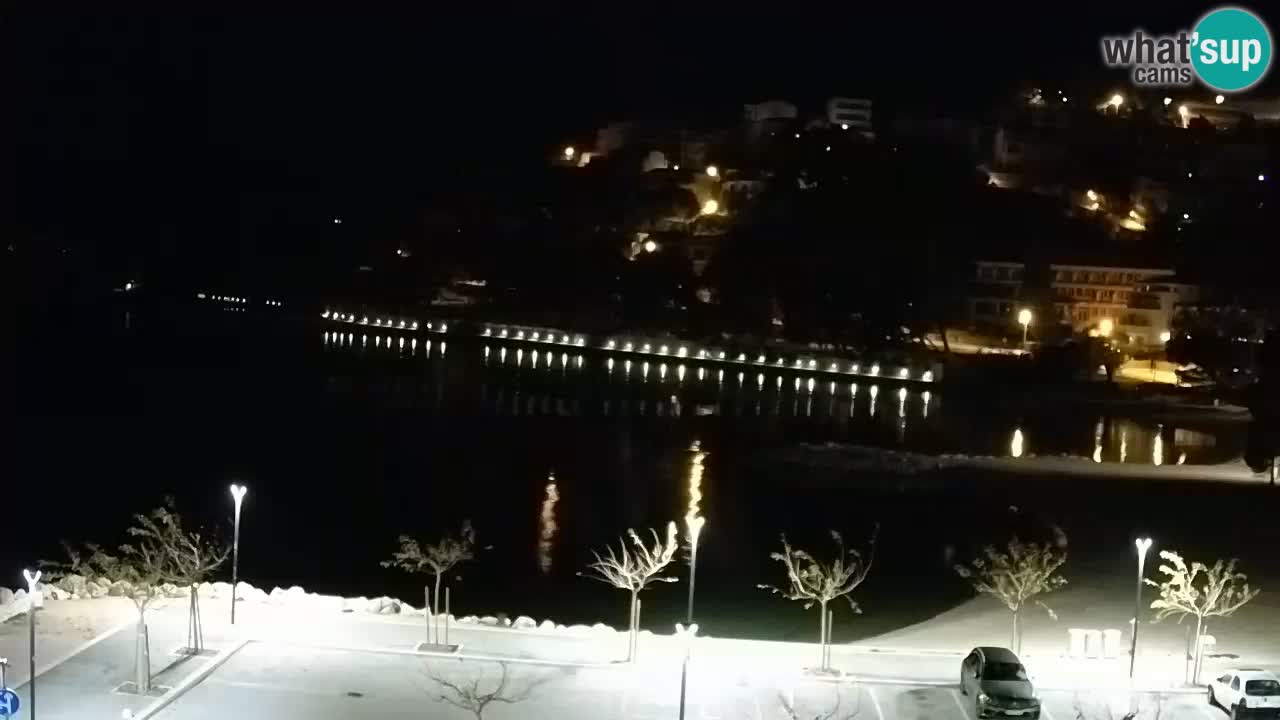 Baška Voda livecam plage Podluka
