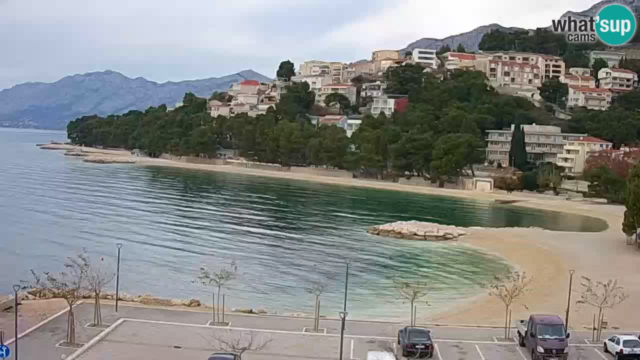 Baška Voda | webcam Podluka Strand