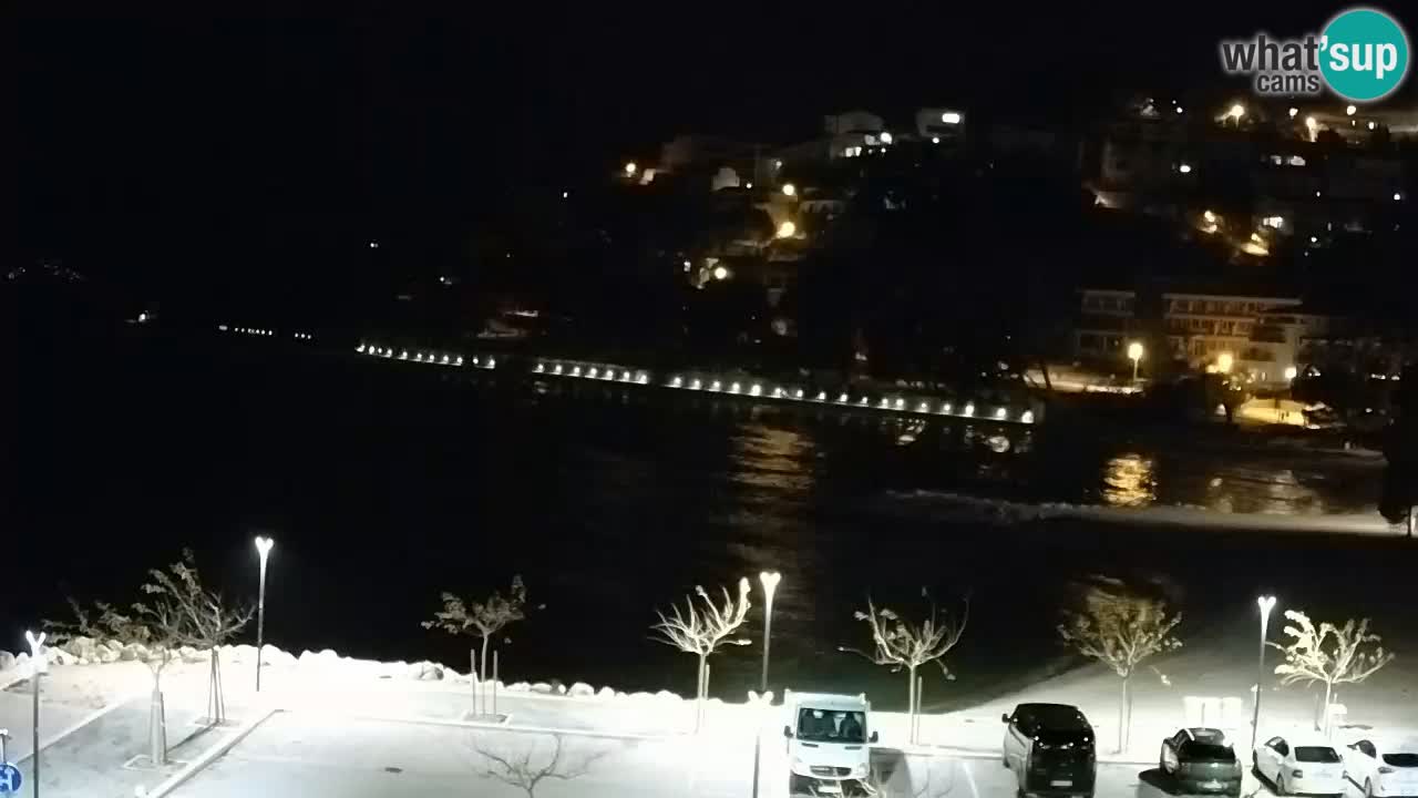 Baška Voda | Podluka beach webcam