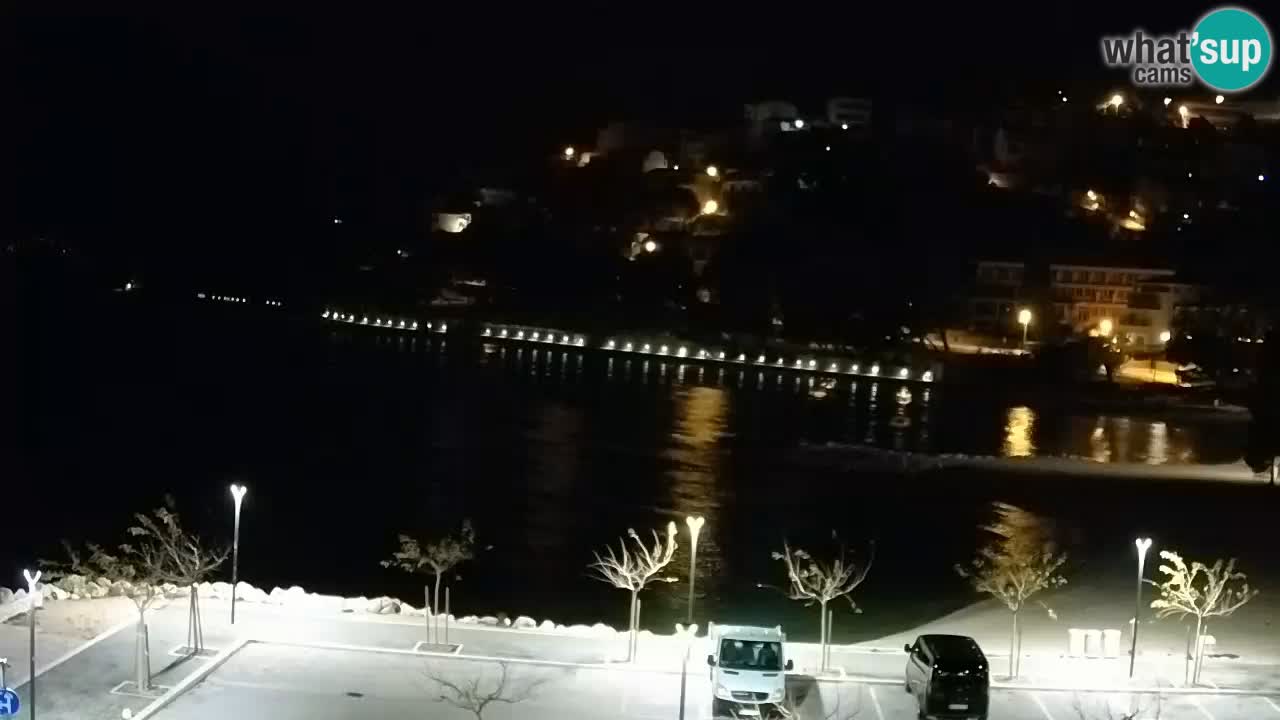 Baška Voda | webcam Podluka Strand