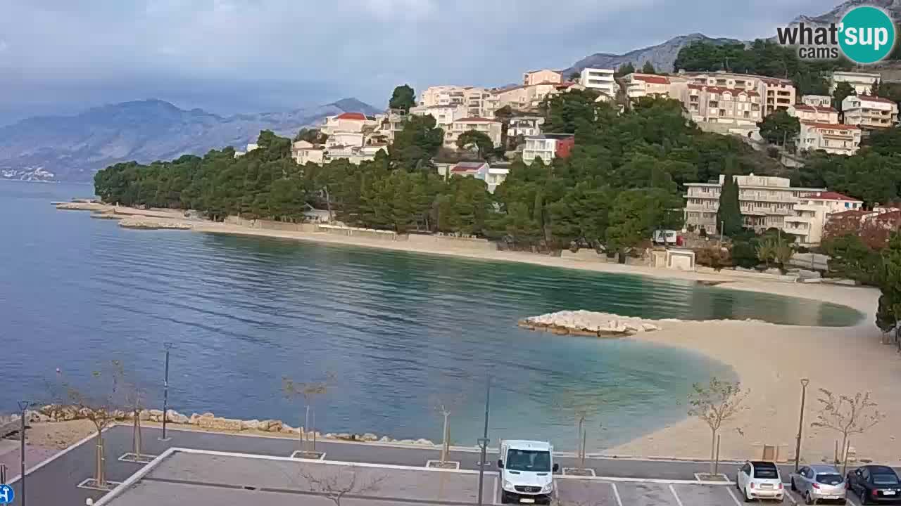 Baška Voda | Podluka beach webcam