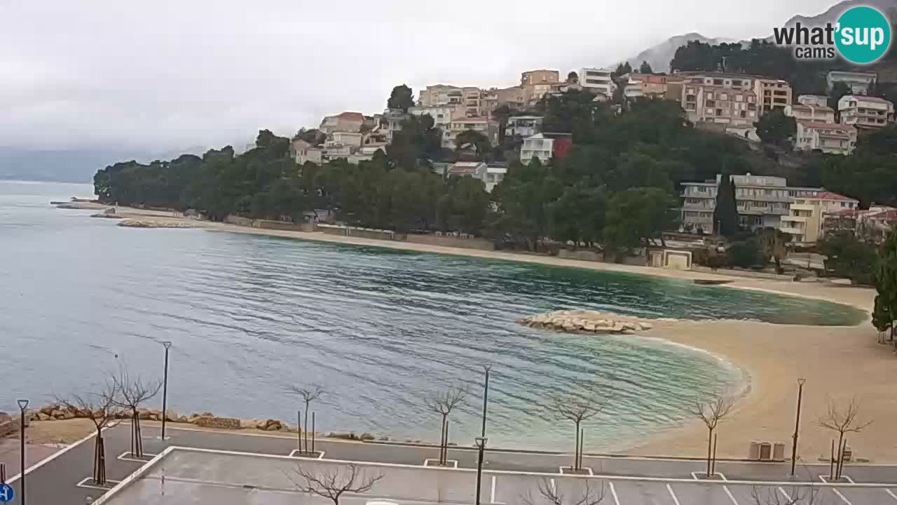 Baška Voda u živo | web kamera plaža Podluka