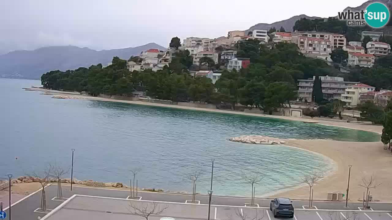 Baška Voda | webcam Podluka Strand