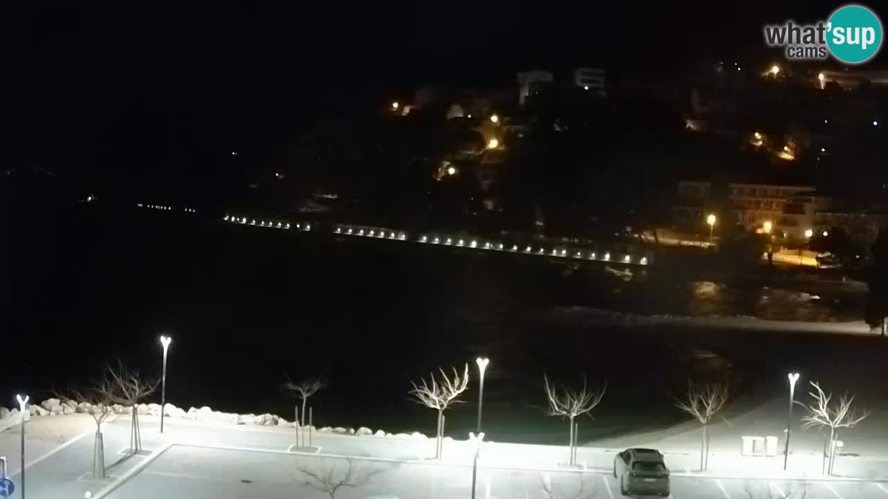 Baška Voda live | webcam spiaggia Podluka