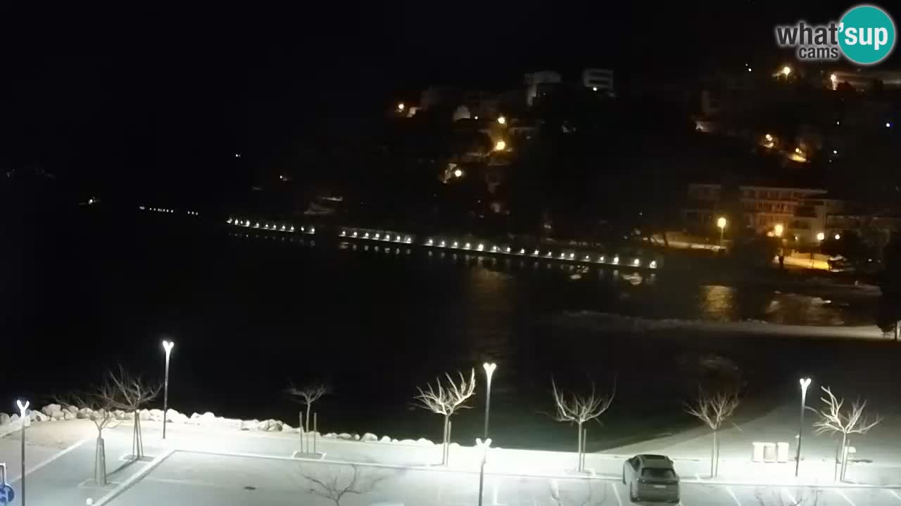 Baška Voda livecam plage Podluka