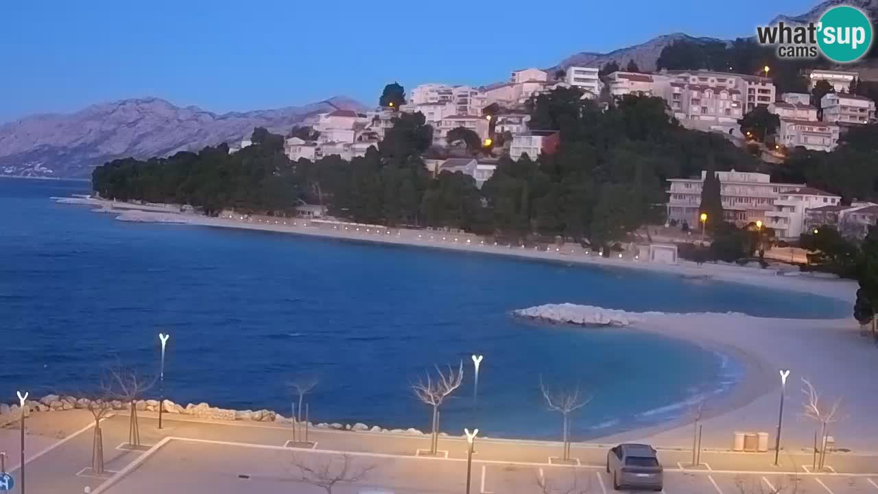 Baška Voda u živo | web kamera plaža Podluka