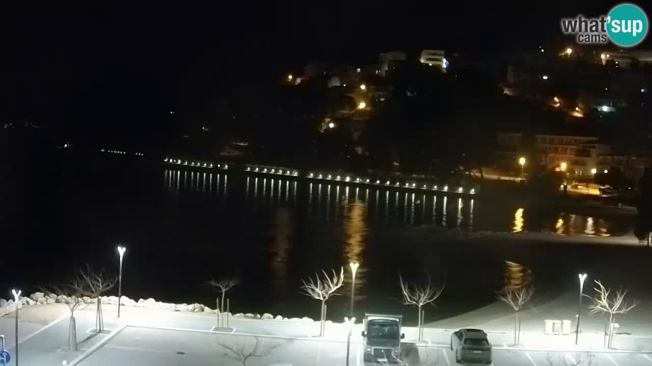 Baška Voda live | webcam spiaggia Podluka