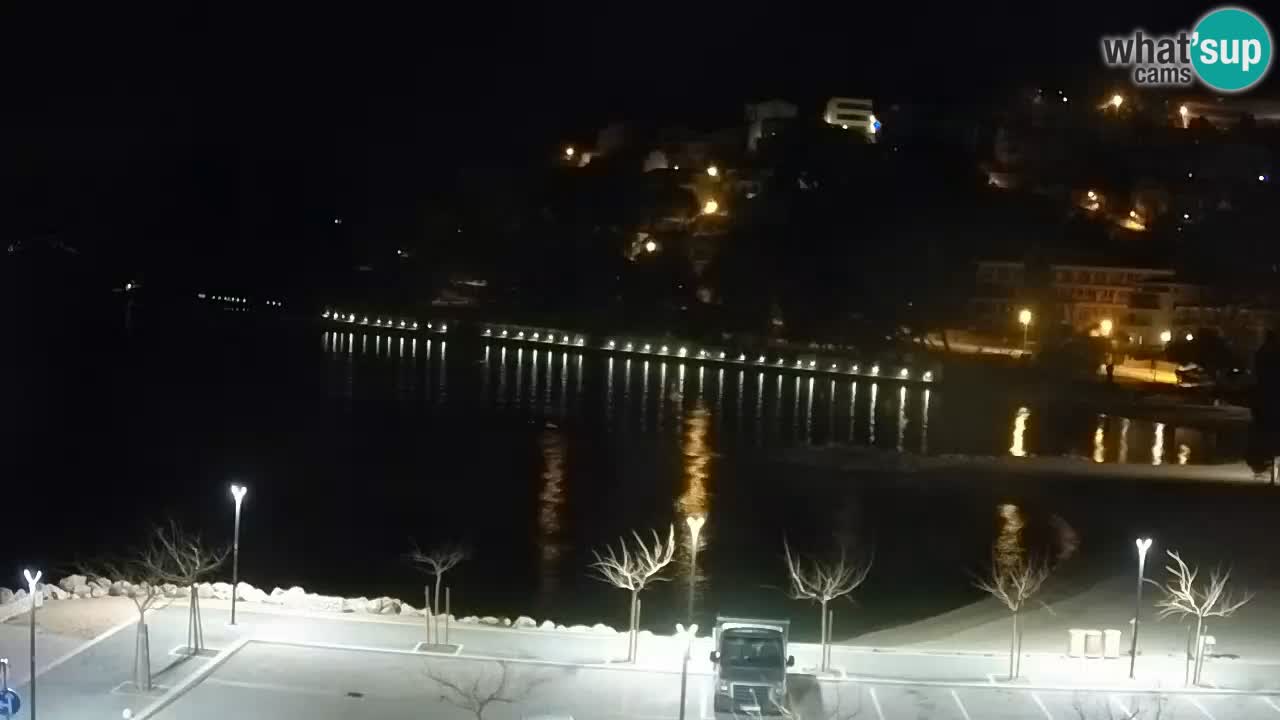 Baška Voda u živo | web kamera plaža Podluka